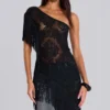 Vivienne Lace Fringe Dress