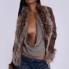 Vrax Cowl Zipper Top