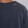 Washed Black Cropped Moth T-Shirt