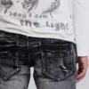 Washed Black Drift Bootcut Jeans