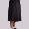 Washed Black Monster Jogger Baggy Shorts