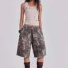 Woodland Camo Monster Jogger Shorts