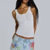 Zadie Airbrush Denim Off Mini Skirt