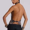 Zebra Zene Backless Top